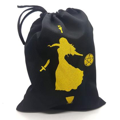 Imagem de Bolsa para Tarô e Oráculo Bolsa Cigana em Seda 15x20cm