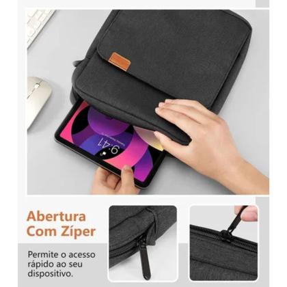 Imagem de Bolsa Pasta C/alça Para Tablet Xiaomi Redmi Pad2 11' +Teclado Mouse