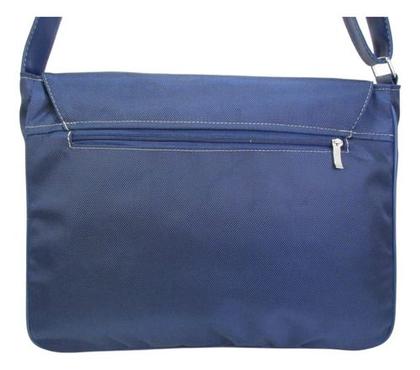 Imagem de Bolsa Pasta Carteiro Nylon Resistente Alça Reforçada Unissex Para Estudantes e Dia a Dia