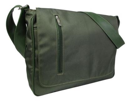 Imagem de Bolsa Pasta Carteiro Nylon Resistente Alça Reforçada Unissex Para Estudantes e Dia a Dia