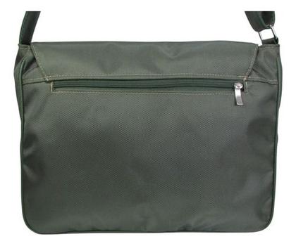 Imagem de Bolsa Pasta Carteiro Nylon Resistente Alça Reforçada Unissex Para Estudantes e Dia a Dia
