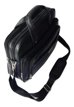 Imagem de Bolsa Pasta Executiva Notebook Masculino Alça Mão E Ombro