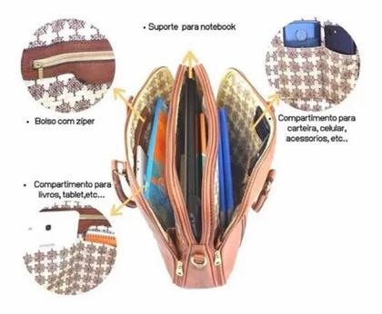 Imagem de Bolsa Pasta Executiva Notebook Social Advogados Professor Faculdade