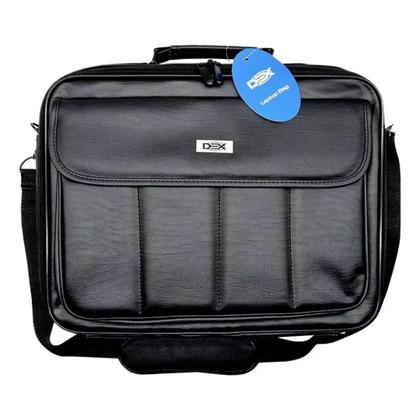Imagem de Bolsa Pasta para Notebook Couro Masculina até 15,6" Maleta Executiva Dex 03U Preta