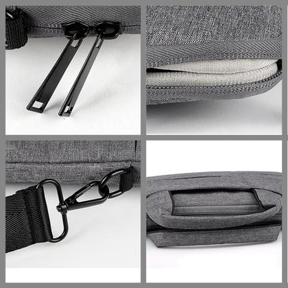 Imagem de Bolsa Pasta Para Notebook Ultrabook 15,6" Polegadas Cinza Dex