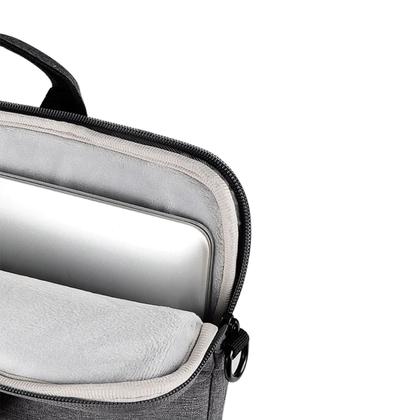 Imagem de Bolsa Pasta Para Notebook Ultrabook 15,6" Polegadas Cinza Dex