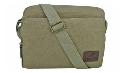 Imagem de Bolsa Pasta Transversal Ombro Lona Escola Masculino Feminino