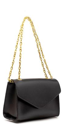 Imagem de Bolsa Pequena Transversal Com Alça De Corrente Dourada