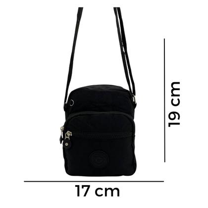 Imagem de Bolsa Pequena Transversal Tactel Dia A Dia Reforçada