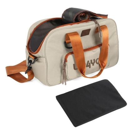 Imagem de Bolsa Pet para Viagens Alça Transversal Grande PLUSH Up4you