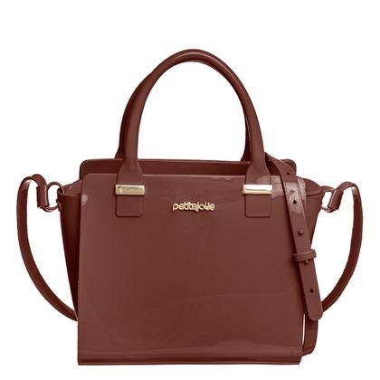 Imagem de Bolsa Petite jolie Love Bag Marrom Ombro PJ5214 Transversal Nova