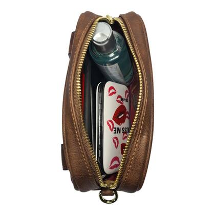 Imagem de Bolsa Pochete Feminina Alça Transversal Cintura e Ombro Matelassê Varios Bolsos Golden Fenix