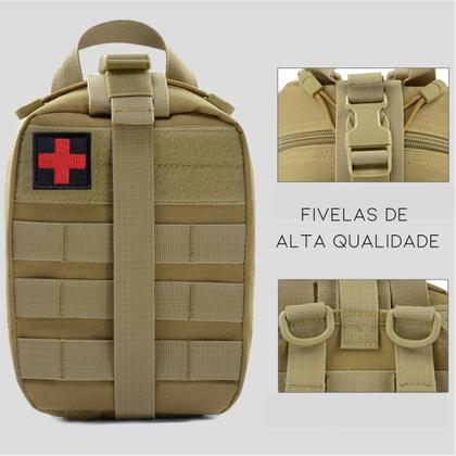 Imagem de Bolsa pochete Kit Para Primeiros Socorros Tática Pochete Compacto resistente escolha a sua cor