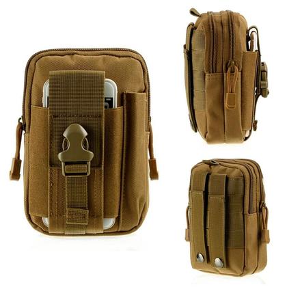 Imagem de Bolsa Pochete Premium Nylon Resistente Multiuso, Compacta e Versátil para Camping, Viagem, Corrida , pesca, caminhada, e Uso Diário Edc