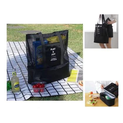 Imagem de Bolsa Praia Passeio Com Cooler Embutido Play e Joy Térmico 050