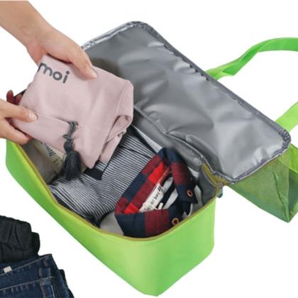 Imagem de Bolsa Praia Passeio Parque Piscina Térmica Grande Multiuso Cor Verde-limão