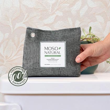 Imagem de Bolsa purificadora de ar Moso Natural 300g de carvão vegetal de bambu x3