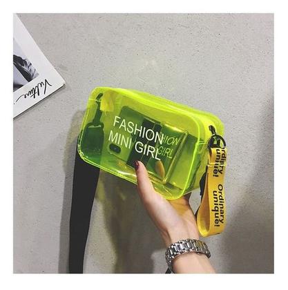 Imagem de Bolsa Quadrada Fashion Mini Girl Transparente Casual