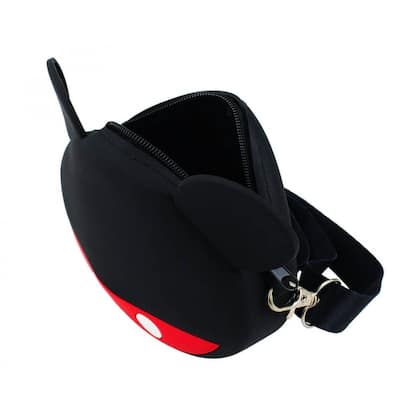 Imagem de Bolsa Redonda Mickey Oficial Moda Disney 13x3.5x12cm