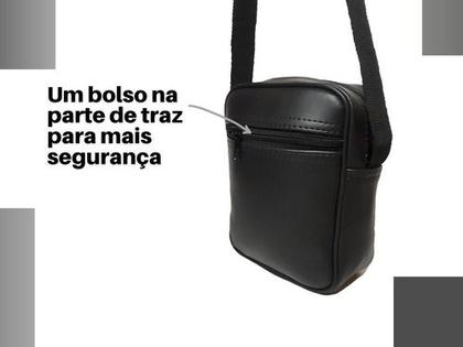 Imagem de Bolsa Resistente Carteiro Black Transversal Masculino