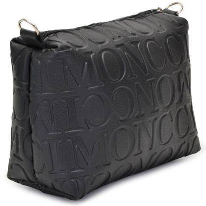 Imagem de bolsa saco media de ombro + bolsa pequena kit feminino de no moncci