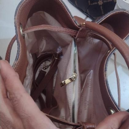 Imagem de Bolsa Sacola Com Repartição Alça Central E Transversal Ombro