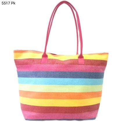 Imagem de Bolsa Sacola de Praia Palha com Esteira e Almofada 5517