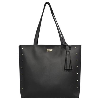 Imagem de Bolsa Sacola Feminina Grande De Ombro Kit 2 Peças