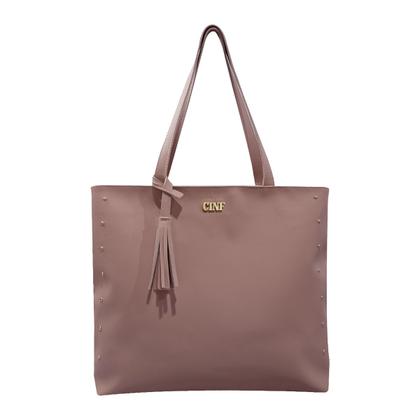 Imagem de Bolsa Sacola Feminina Grande De Ombro Kit 2 Peças