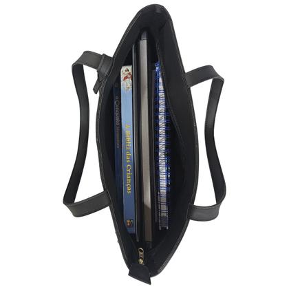 Imagem de Bolsa Sacola Feminina Grande De Ombro Kit 2 Peças