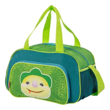 Imagem de Bolsa Sacola Infantil E Lancheira Térmica Dino Dinossauro