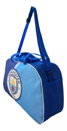Imagem de Bolsa Sacola Infantil Passeio Viagem Manchester City Futebol
