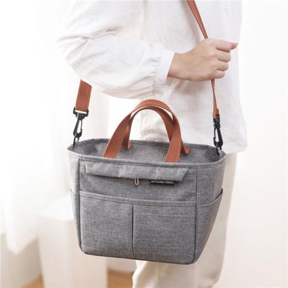 Imagem de Bolsa Sacola Para Marmita Necessaire Trabalho Passeio Picnic Lancheira Infantil Escolar Adulto Masculino Feminino Unisse