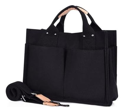 Imagem de Bolsa Sacola Unissex Espaçosa Media Passeio Transversal Luxo