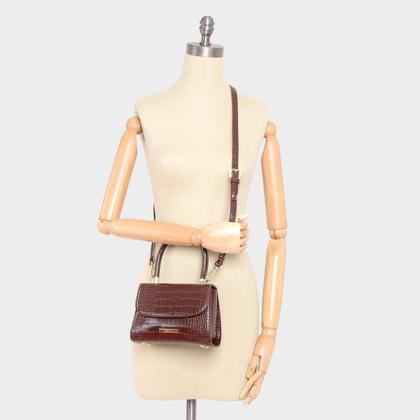 Imagem de Bolsa Santa Lolla Handbag Croco Alto Brilho 