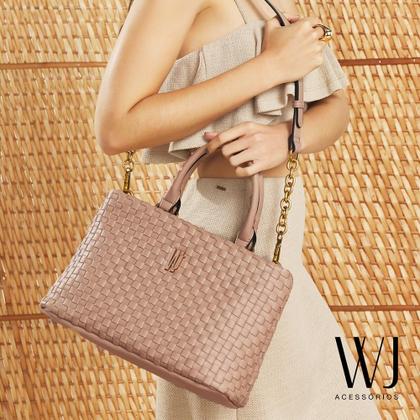 Imagem de Bolsa satchel grande tresse wj sintético