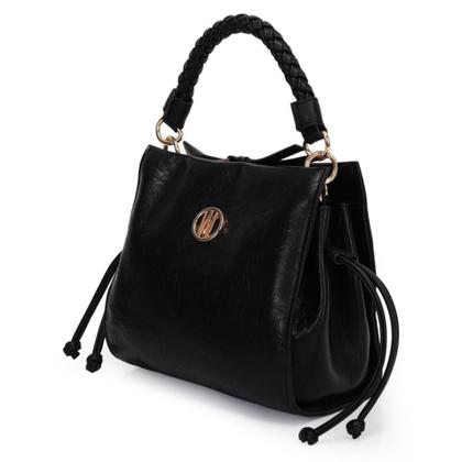 Imagem de Bolsa satchel média com alça rolete tresse wj sintética