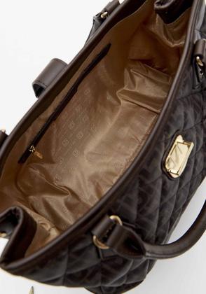 Imagem de Bolsa Shopping Monograma Matelasse Lança Perfume Marrom Cor:Marrom