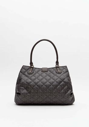 Imagem de Bolsa Shopping Monograma Matelasse Lança Perfume Marrom Cor:Marrom