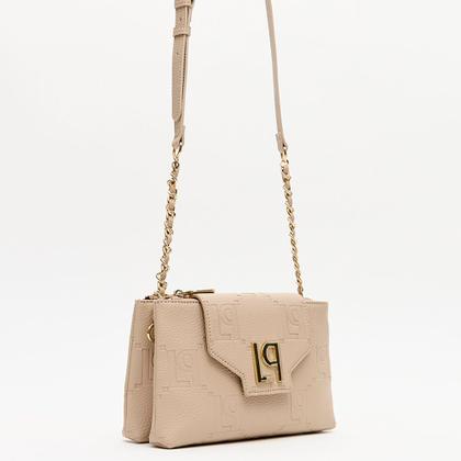 Imagem de Bolsa Shoulder Lança Perfume Enfeite Ou26 Bege Feminino