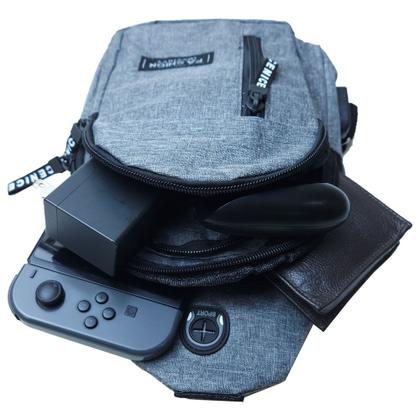 Imagem de Bolsa Sling Para Nintendo Switch Padrão Lite Oled Carregador