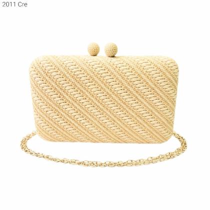 Imagem de Bolsa Social Clutch Ráfia Palha Festa / Noite / Casamento / Balada 2011