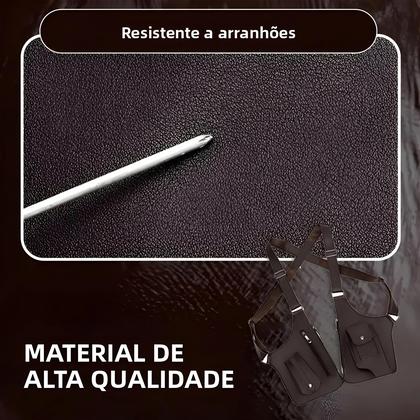 Imagem de Bolsa Tática Impermeável Para Pesca Masculina Em PU Com Alça Dupla E Múltiplos Compartimentos, Bolsa