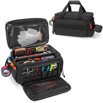 Imagem de Bolsa Tática Para Ferramentas Com Alça De Ombro, Fundo Antifricção, Bolsa De Trabalho Multifuncional
