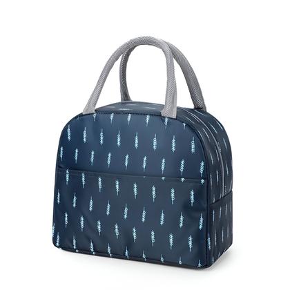 Imagem de Bolsa Térmica 23x21cm Estampada Lancheira Almoço Bebida Marmita piquenique Alça Reforçada
