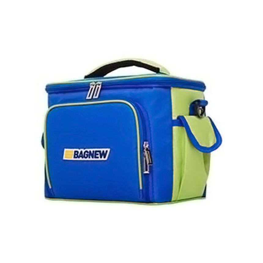 Imagem de Bolsa Térmica 3 Potes - Azul Royal com Verde Fit - Padrão: Único