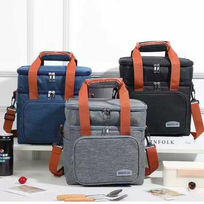 Imagem de Bolsa Térmica Alça Feminina Trabalho Academia Lancheira