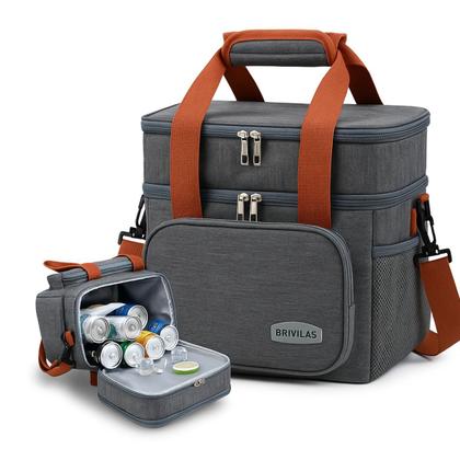 Imagem de Bolsa Térmica Alça Feminina Trabalho Academia Lancheira