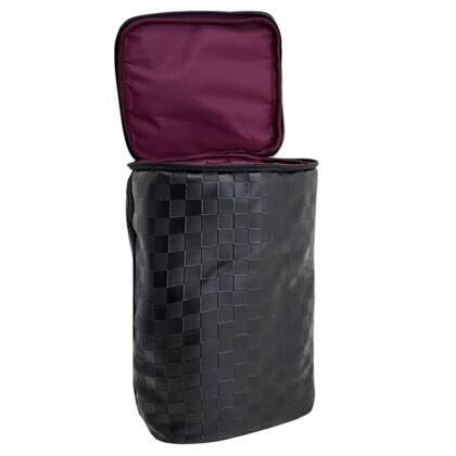 Imagem de Bolsa Térmica Bebidas 4 Garrafas de Vinho E Taça Wine Bag Com Alça De Ombro Porta Vinho Sacola Transporte Proteção Conforto