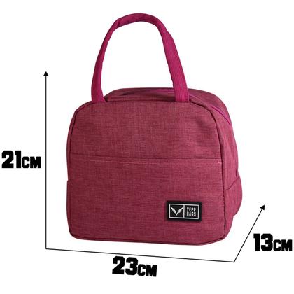 Imagem de Bolsa Térmica Comida Viagem Passeio Média Com Alça E Zíper - Yepp